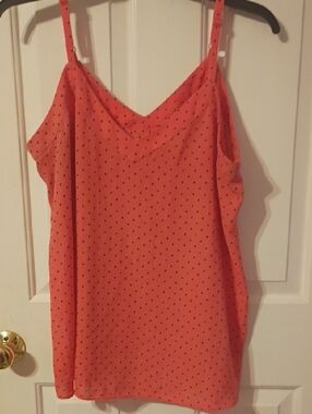 torrid Coral Spotted Spaghetti Strap Camisole